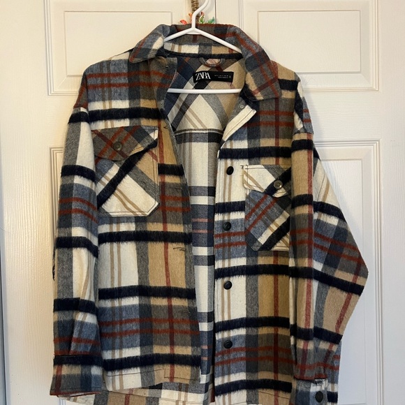 Zara Plaid Jacket - Picture 2 of 3